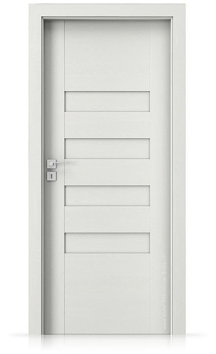 AKCE - Interiérové dveře Porta KONCEPT H.0 Portasynchro 3D WENGE WHITE