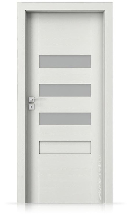 AKCE - Interiérové dveře Porta KONCEPT H.3 Portasynchro 3D WENGE WHITE