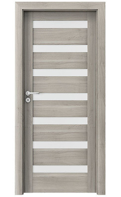 AKCE! Interiérové dveře Verte HOME D.7 Portasynchro 3D AKÁT STŘÍBRNÝ