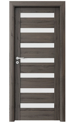 AKCE! Interiérové dveře Verte HOME D.7 Portasynchro 3D DUB TMAVÝ