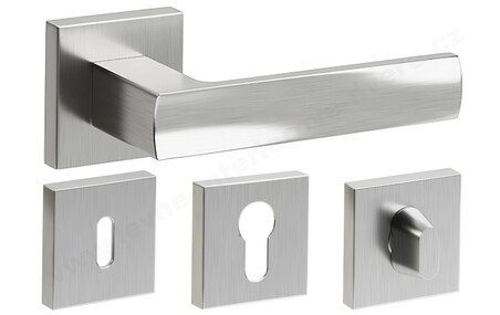 Klika samostatná nebo s rozetou EUFORIA – Stříbrná