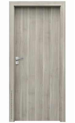 Posuvné dveře do pouzdra (do zdi) Porta DECOR P se zárubní KOMPAKT Portasynchro 3D AKÁT STŘÍBRNÝ 2