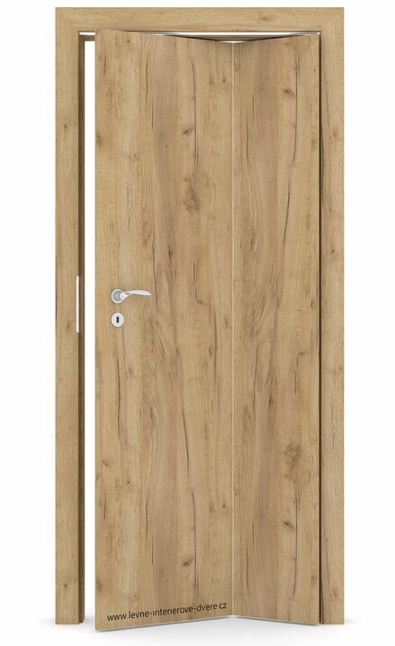 Interiérové skládací dveře ALFA Laminát CPL DUB CRAFT ZLATÝ