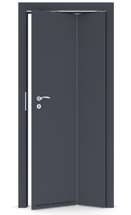 Interiérové skládací dveře ALFA Laminát CPL ANTRACIT HPL/CPL