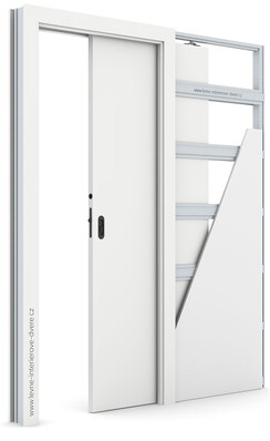 AKCE! Interiérové dveře Porta CPL 1.1 Laminát CPL BÍLÁ 2