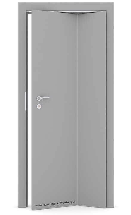 Interiérové skládací dveře ALFA Laminát CPL KOUŘOVĚ ŠEDÁ (CPL skupina III)