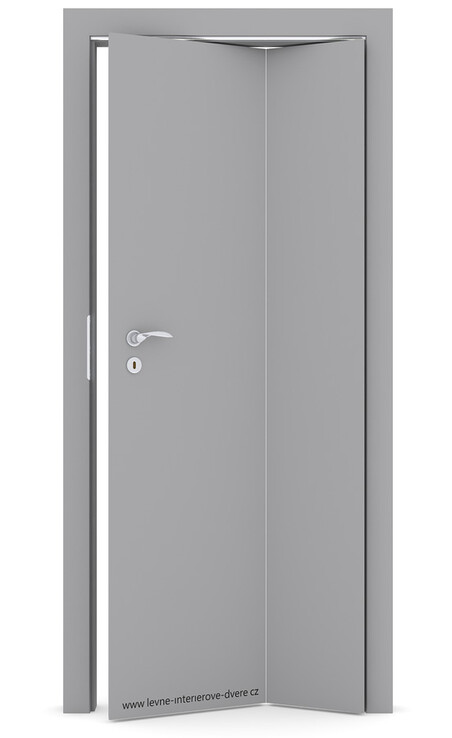 Interiérové skládací dveře ALFA Laminát CPL KOUŘOVĚ ŠEDÁ (CPL skupina III)