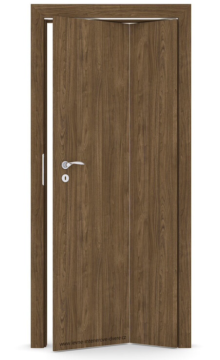 Interiérové skládací dveře ALFA Laminát CPL OŘECH PŘÍRODNÍ