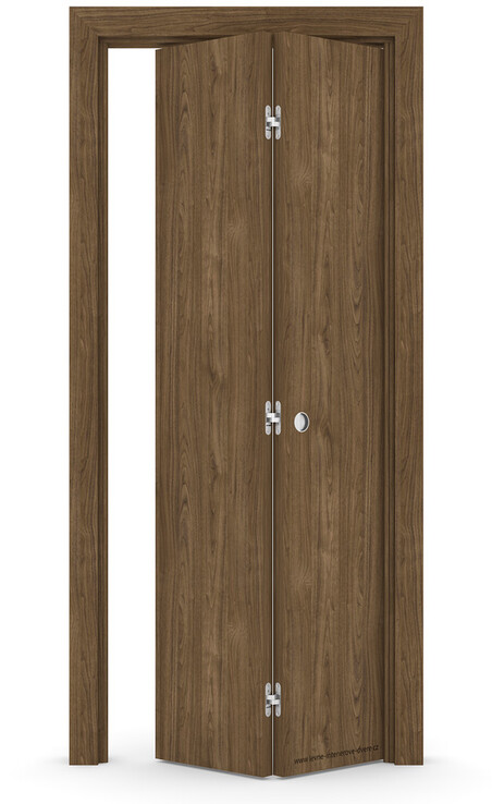 Interiérové skládací dveře BETA Laminát CPL OŘECH PŘÍRODNÍ