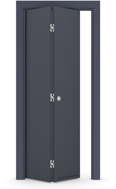 Interiérové skládací dveře BETA Laminát CPL ANTRACIT HPL/CPL