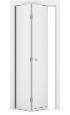 Interiérové skládací dveře BETA Lak BÍLÝ