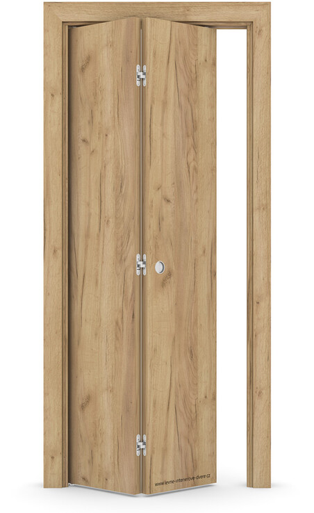 Interiérové skládací dveře BETA Laminát CPL DUB CRAFT ZLATÝ