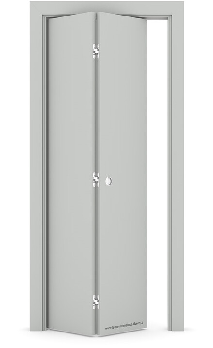 Interiérové skládací dveře BETA Portadecor ŠEDÁ
