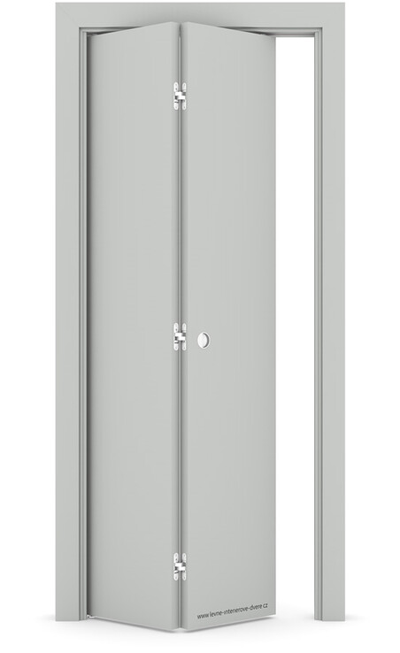 Interiérové skládací dveře BETA Laminát CPL ŠEDÁ