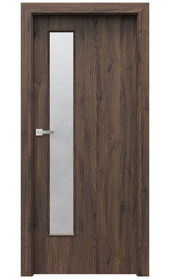 Posuvné dveře do pouzdra (do zdi) Porta DECOR L se zárubní KOMPAKT Portasynchro 3D DUB ŠARLATOVÝ 2