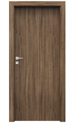 Posuvné dveře do pouzdra (do zdi) Porta DECOR P se zárubní KOMPAKT Portaperfect 3D DUB MATNÝ TMAVÝ 2