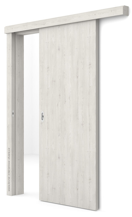 Posuvné dveře na stěnu (na zeď) Porta DECOR P (povrch Rustic - výrazný sk.I)  BOROVICE NORSKÁ