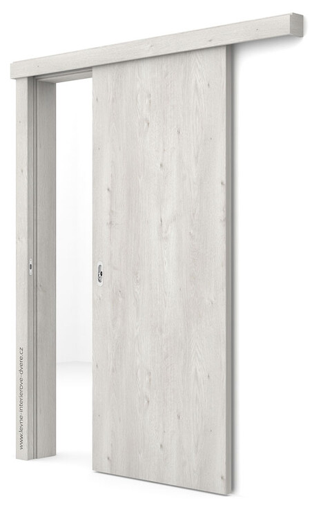 Posuvné dveře na stěnu (na zeď) Porta DECOR P (povrch Rustic - výrazný sk.II) DUB SKANDINÁVSKÝ