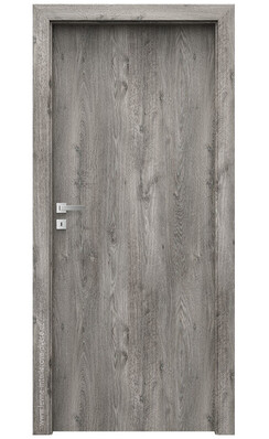 Posuvné dveře na stěnu (na zeď) Porta DECOR P (povrch Rustic - výrazný sk.II) DUB SIBIŘSKÝ 2