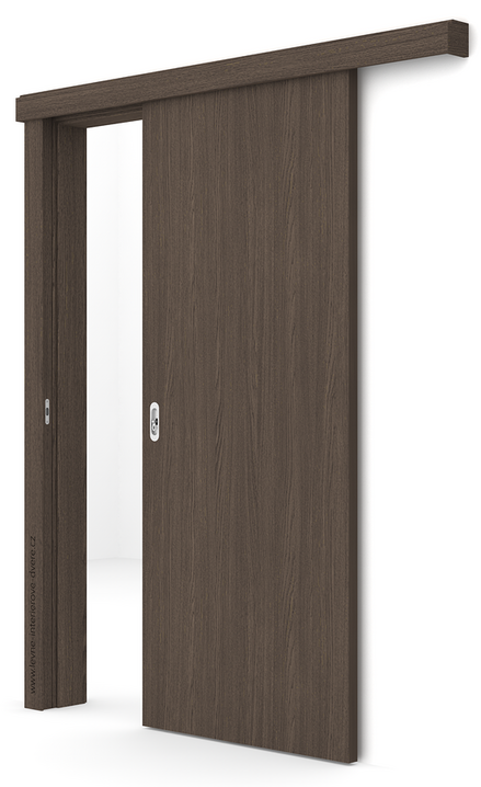 Posuvné dveře na stěnu (na zeď) Porta DECOR P (Modern - odolnost povrchu II) DUB ARLES TMAVÝ