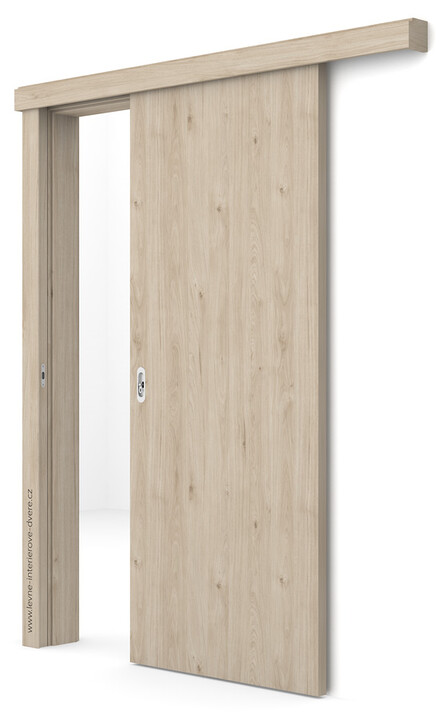 Posuvné dveře na stěnu (na zeď) Porta DECOR P (Rustic - odolnost povrchu II) HIKORA  JACKSON SVĚTLÁ