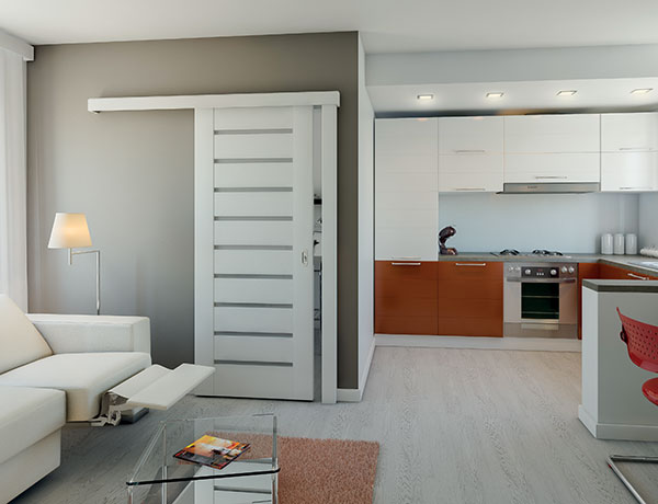 Posuvn&eacute; dveře po stěně