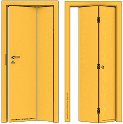 Skl&aacute;dac&iacute; dveře alfa beta